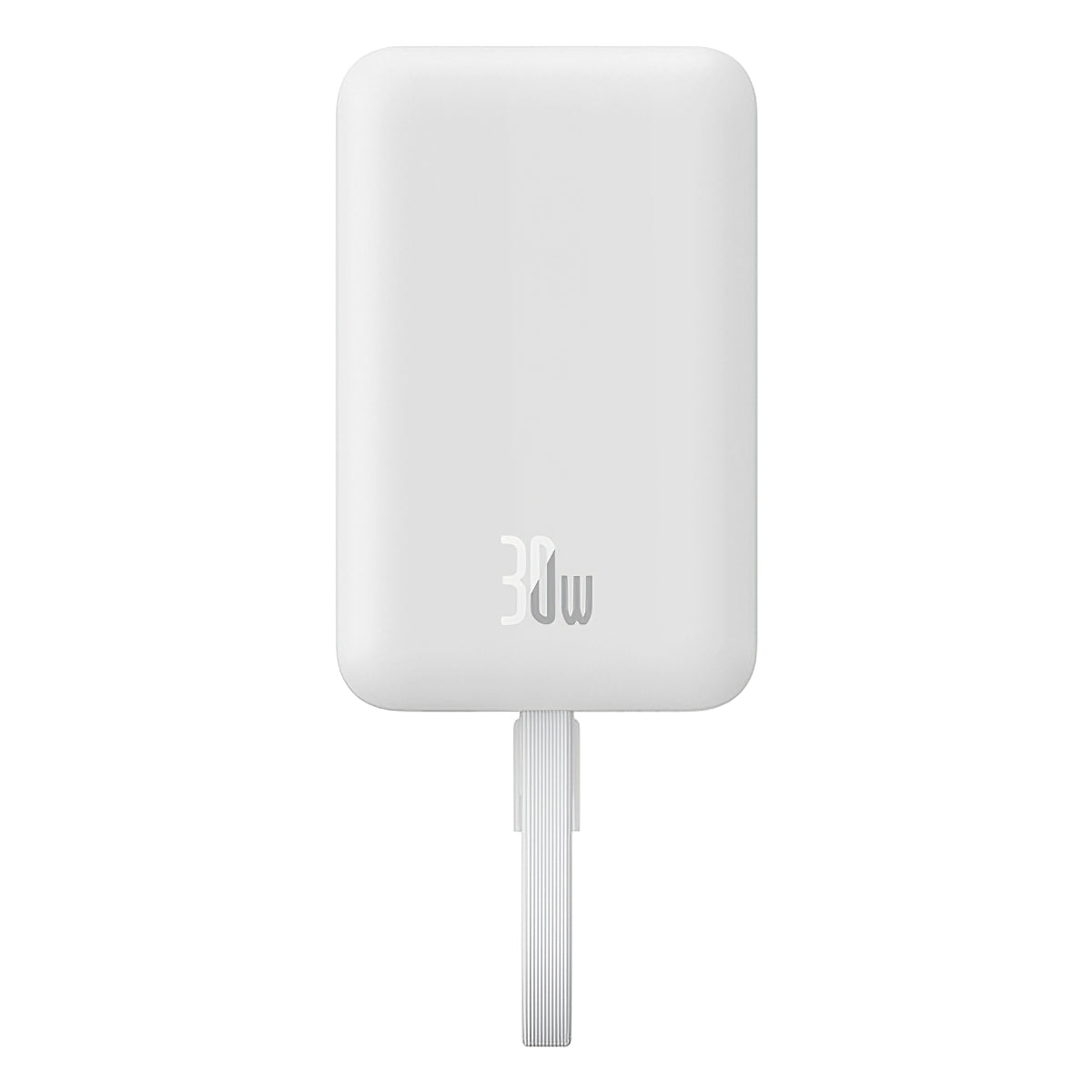 Εξωτερική Μπαταρία Wireless Baseus Magnetic Mini, 10000mAh, 30W, PD + FQI, 1 x QI - 2 x USB-C, Λευκή P1002210B223-00