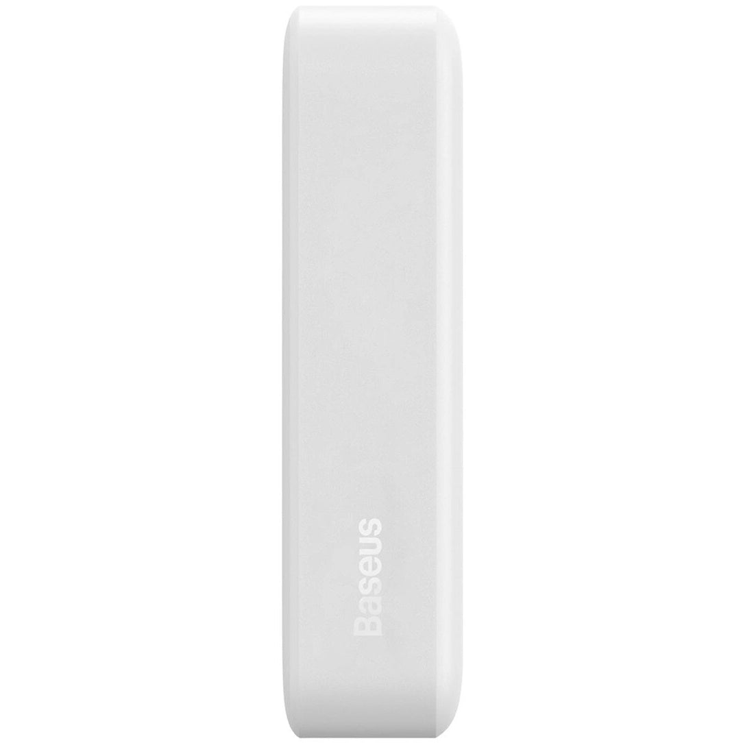 Baseus Magnetic Mini Ασύρματη Εξωτερική Μπαταρία, 20000mAh, 20W, PD + FQI, 1 x QI - 1 x USB-C, Λευκό PPCX150002 