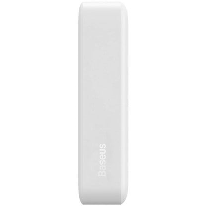 Baseus Magnetic Mini Ασύρματη Εξωτερική Μπαταρία, 20000mAh, 20W, PD + FQI, 1 x QI - 1 x USB-C, Λευκό PPCX150002 