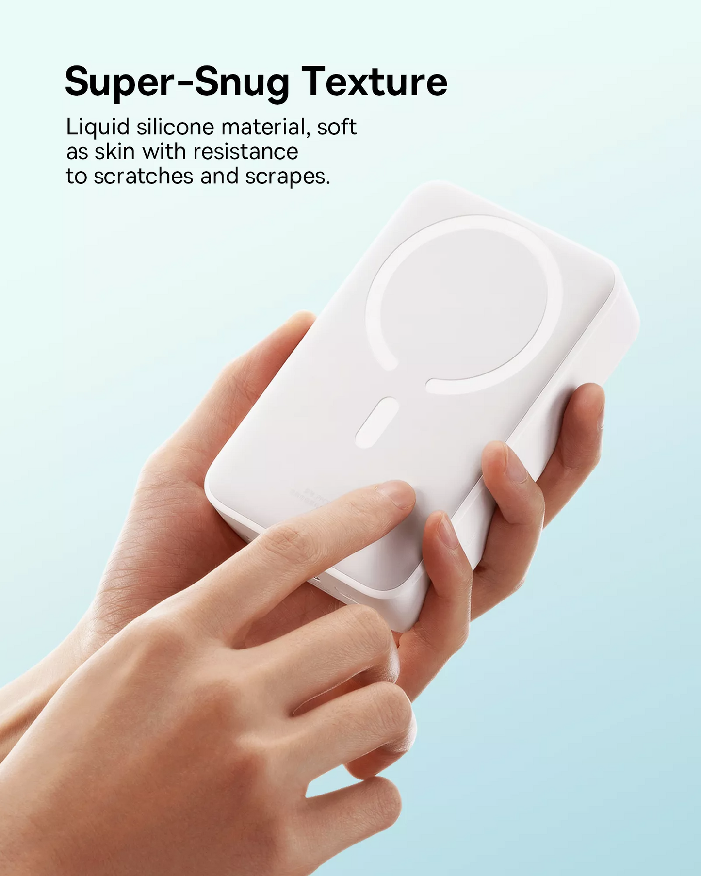 Εξωτερική Ασύρματη Μπαταρία Baseus EnerFill FM41 Mini, 20000mAh, 20W, PD + FQI, 1 x QI - 1 x USB-C, Λευκό E0027U01