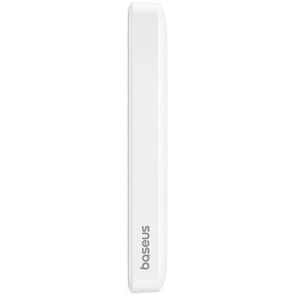 Baseus Magnetic Mini Ασύρματη Εξωτερική Μπαταρία, 6000mAh, 20W, PD + FQI, 1 x QI - 1 x USB-C, Λευκό 