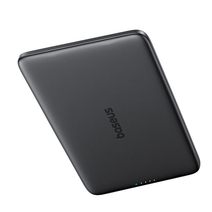 Εξωτερική Μπαταρία Ασύρματη Baseus PicoGo AM41, 5000mAh, 20W, PD + FQI, 1 x QI - 1 x USB-C, Γκρι P1007680C813-00