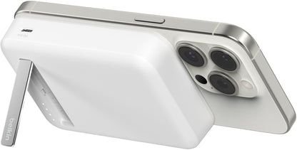Ασύρματη Εξωτερική Μπαταρία Belkin BoostCharge Pro με Βάση Στήριξης, 10000mAh, 15W, FQI, 1 x QI - 1 x USB-C, Λευκό BPD008btWH