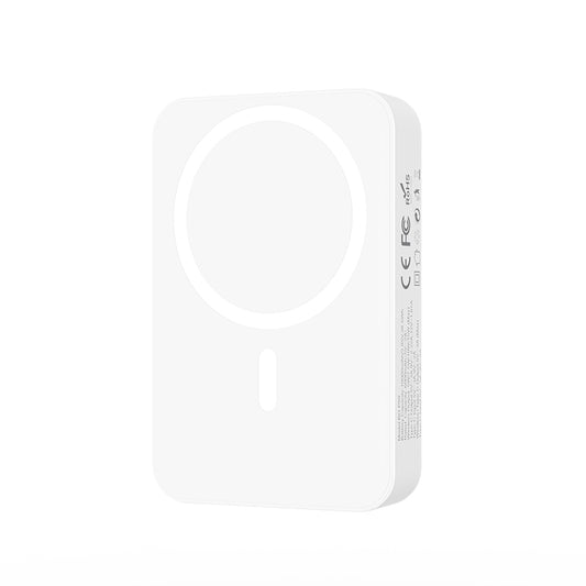 Εξωτερική Μπαταρία Wireless BWOO BO-P59, 10000mAh, 20W, PD + QI, 1 x QI - 1 x USB-C, Λευκή