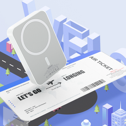 Εξωτερική Μπαταρία Wireless Dudao K26s, 5000mAh, 20W, PD + FQI, 1 x QI - 1 x USB-C, Λευκή