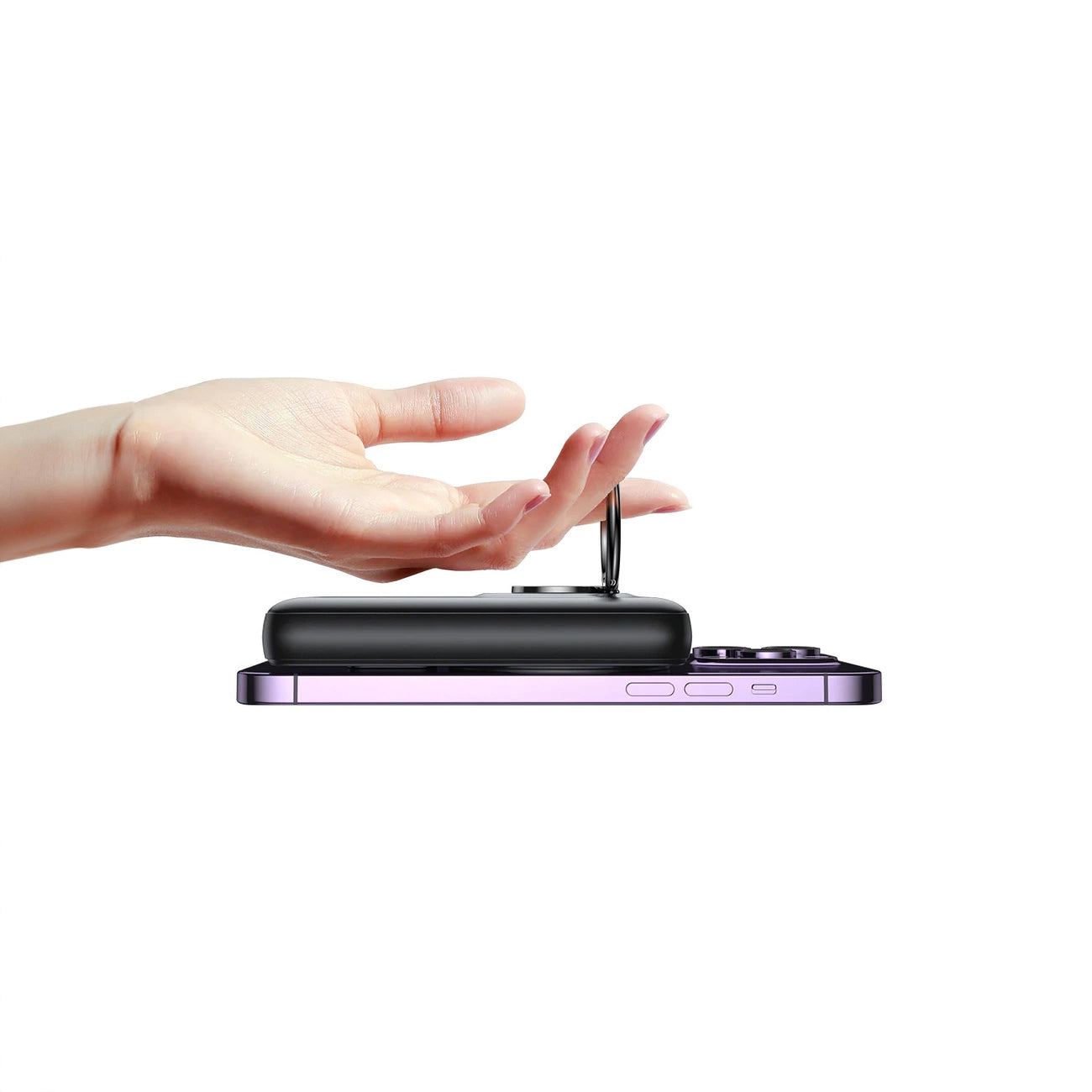 Εξωτερική Μπαταρία Wireless Joyroom JR-W050, 10000mAh, 20W, QC + PD + FQI, 1 x QI - 1 x USB-A - 1 x USB-C, Μαύρη