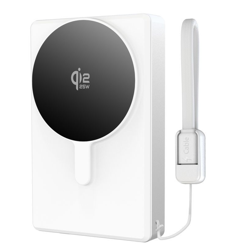 Εξωτερική Ασύρματη Μπαταρία Tech-Protect PB40 LifeMag, 10000mAh, 25W, PD + FQI, 1 x QI - 1 x USB-C, Ασημί
