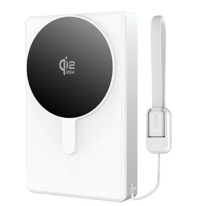 Εξωτερική Ασύρματη Μπαταρία Tech-Protect PB40 LifeMag, 10000mAh, 25W, PD + FQI, 1 x QI - 1 x USB-C, Ασημί