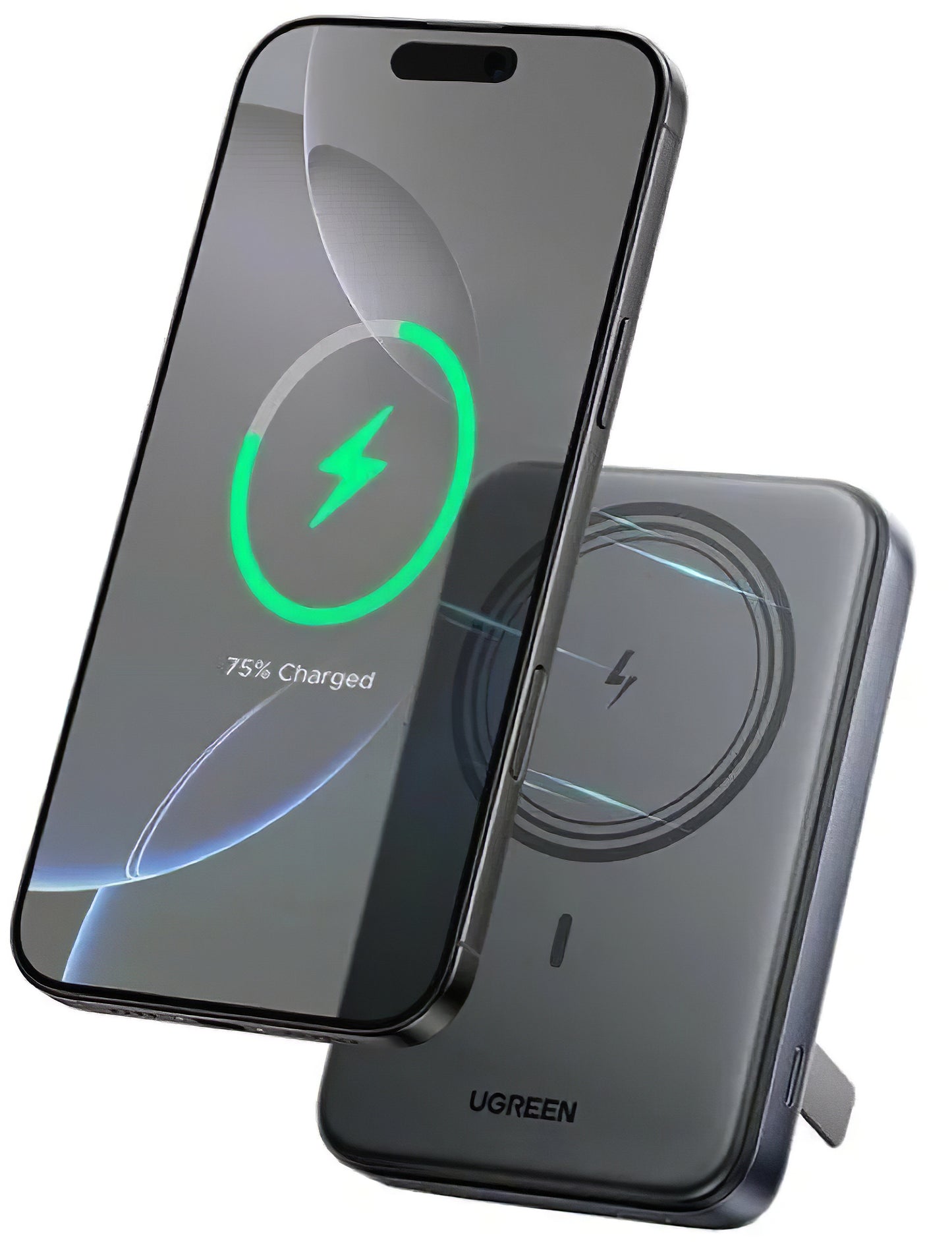 Εξωτερική Μπαταρία Wireless UGREEN PB562, 10000mAh, 20W, PD + FQI, 1 x QI - 1 x USB-C, Μαύρη