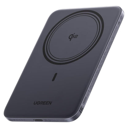 Εξωτερική Ασύρματη Μπαταρία UGREEN PB580 (75984B), 5000mAh, 15W, PD + FQI, 1 x QI - 1 x USB-C, Γκρι