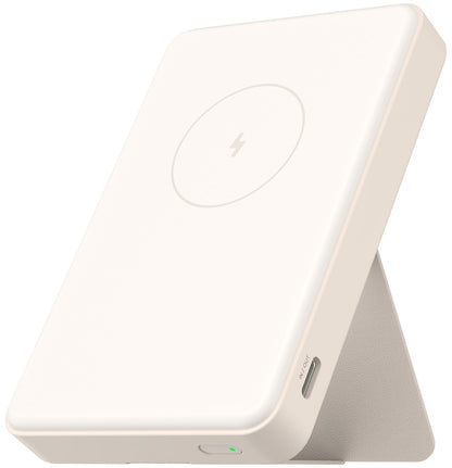 Εξωτερική Ασύρματη Μπαταρία Xiaomi Mi Magnetic, 6000mAh, 15W, PD + FQI, 1 x QI - 1 x USB-C, Μπεζ BHR9074GL
