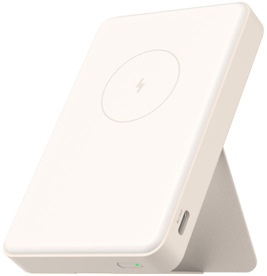 Εξωτερική Ασύρματη Μπαταρία Xiaomi Mi Magnetic, 6000mAh, 15W, PD + FQI, 1 x QI - 1 x USB-C, Μπεζ BHR9074GL