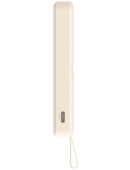 Εξωτερική Ασύρματη Μπαταρία Xiaomi Mi Magnetic, 6000mAh, 15W, PD + FQI, 1 x QI - 1 x USB-C, Μπεζ BHR9074GL