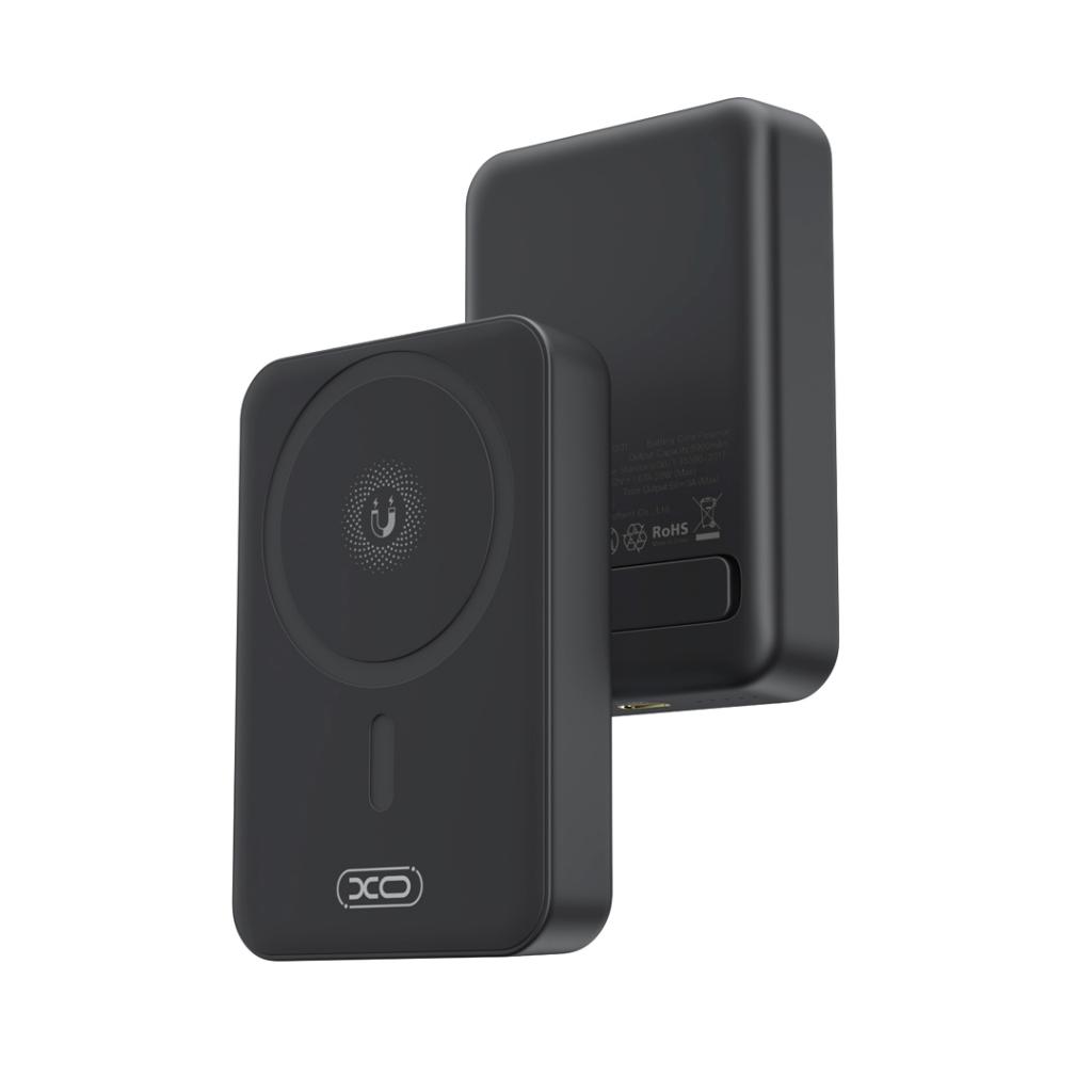 Εξωτερική Μπαταρία Wireless XO Design PR231, 10000mAh, 20W, PD + FQI, 1 x QI - 1 x USB-C, Μαύρη