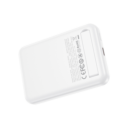 Εξωτερική Μπαταρία Wireless XO Design PR264, 10000mAh, 20W, PD + FQI, 1 x USB-C, Λευκή