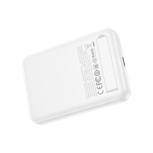 Εξωτερική Μπαταρία Wireless XO Design PR264, 10000mAh, 20W, PD + FQI, 1 x USB-C, Λευκή
