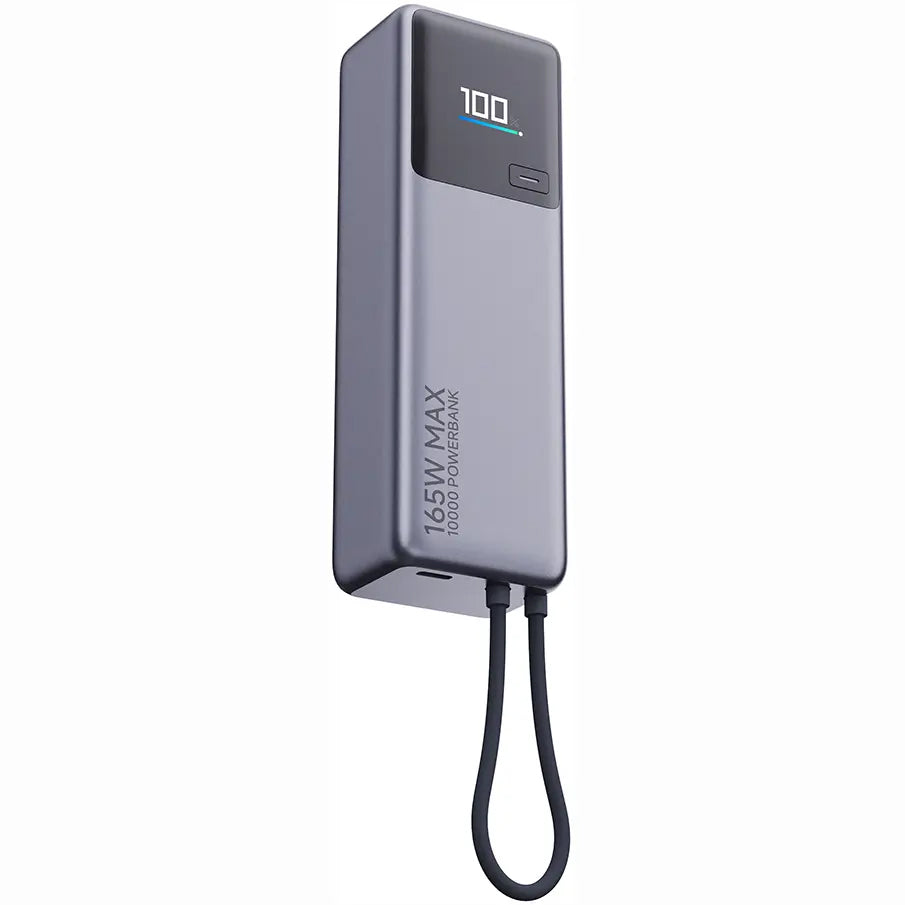 Xiaomi External Battery, 10000mAh, 165W, PD, 2 x USB-C, Gray PB1165MI