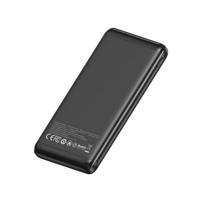 Εξωτερική Μπαταρία XO Design PB308, 10000mAh, 22.5W, QC + PD, 1 x USB-A - 1 x USB-C, Μαύρο