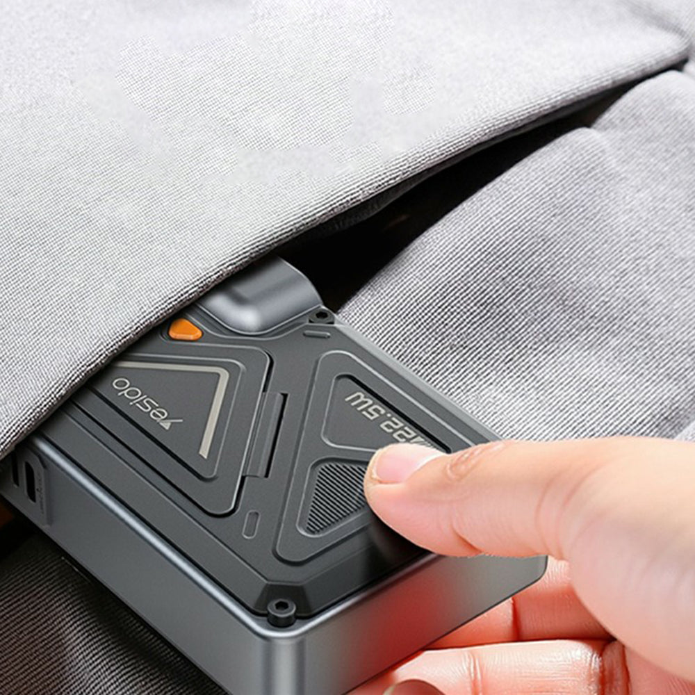 Εξωτερική Μπαταρία Yesido YP89, 10000mAh, 22.5W, QC + PD + FQI, 1 x Lightning - 1 x QI - 1 x USB-A - 1 x USB-C, Γκρι