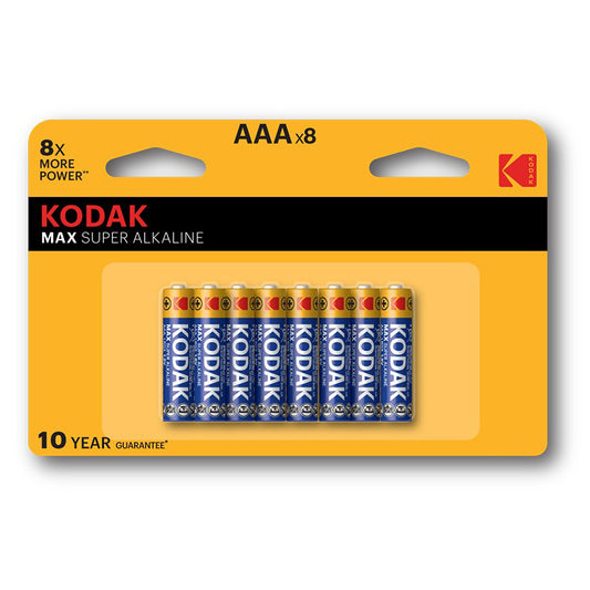 Μπαταρία Kodak Max Alkaline, AAA / LR3, Σετ 8 τεμάχια EKSTD30419896P8