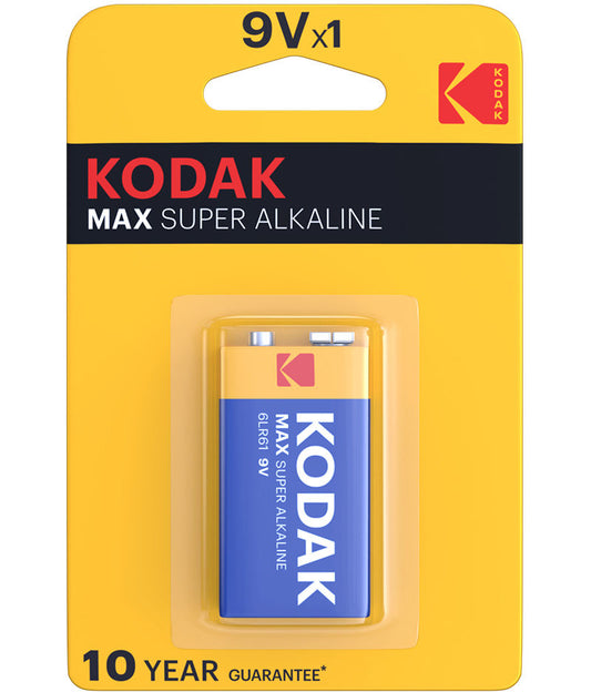 Μπαταρία Kodak Max Alkaline, 6LR61 (9V)