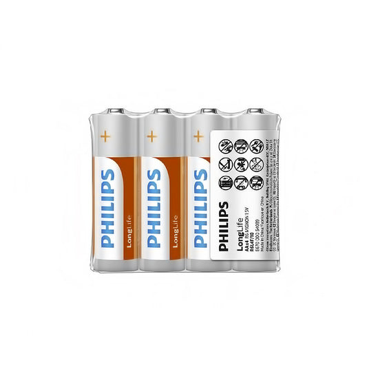 Μπαταρία Philips Longlife, AA / LR6, Σετ 4 τεμάχια Phil-R6L4F/10