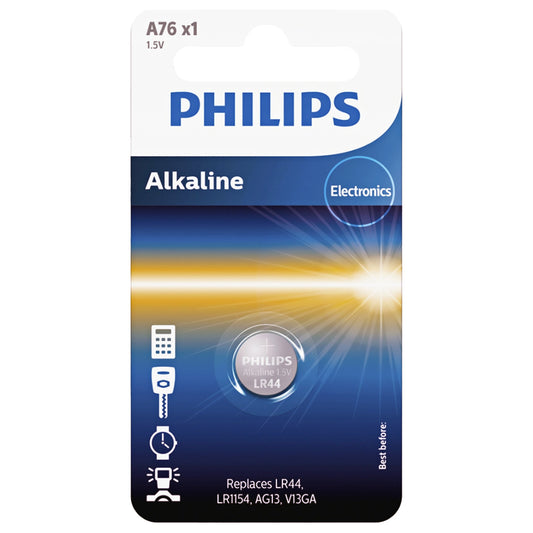 Μπαταρία Philips, V13GA / LR44 Phil-A76/01B