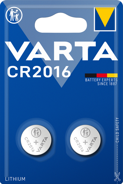 Μπαταρίες Varta, CR2016, σετ 2 τεμαχίων