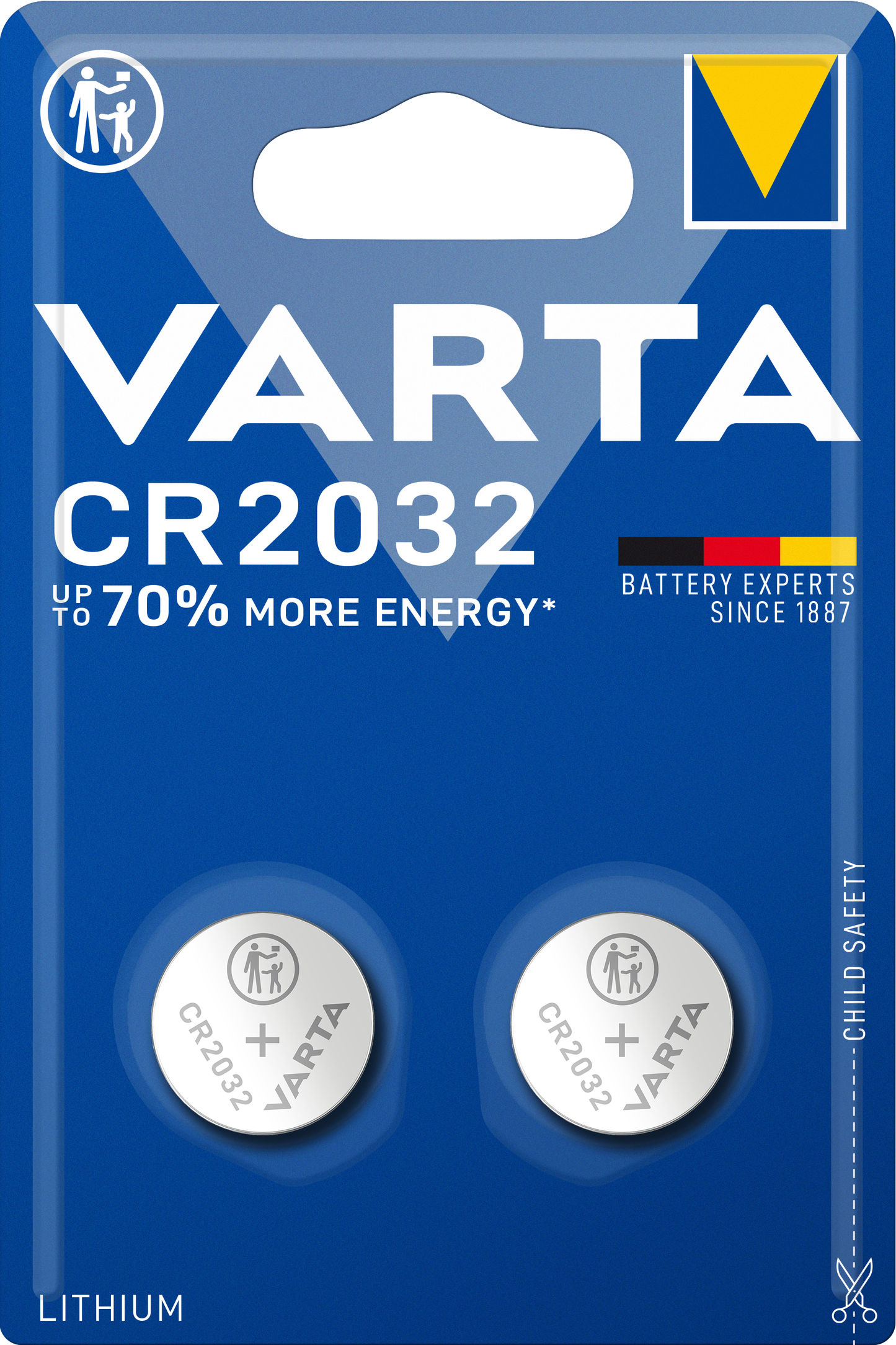 Μπαταρίες Varta, CR2032, σετ 2 τεμαχίων