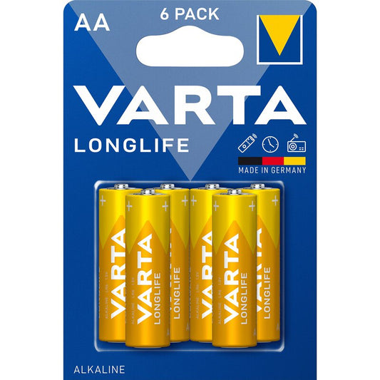 Μπαταρίες Varta Longlife 4106, AA / LR6, σετ 6 τεμαχίων