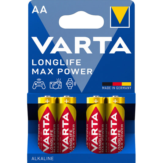 Varta Longlife Max Power Max Power 4706, AA / LR6, σετ 4 τεμαχίων 04706101404