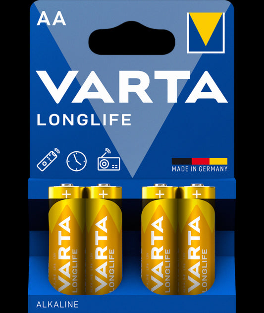 Μπαταρίες Varta Longlife 4106, AA / LR6, σετ 4 τεμαχίων