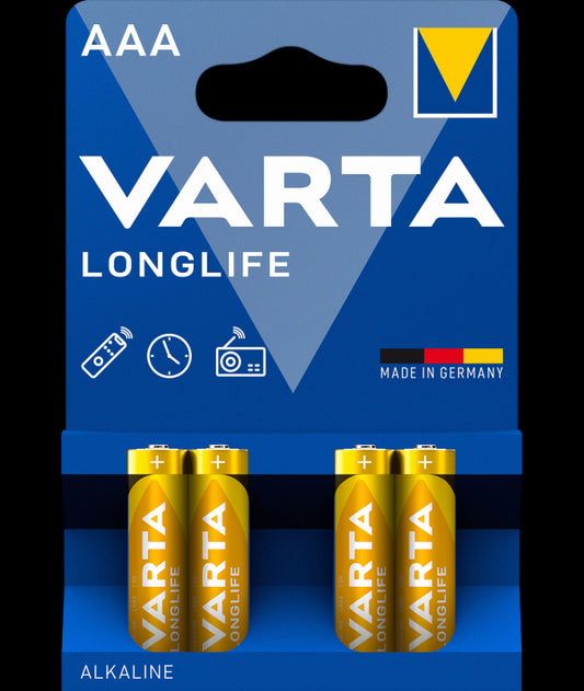 Μπαταρίες Varta Longlife 4903, AAA / LR3, σετ 4 τεμαχίων