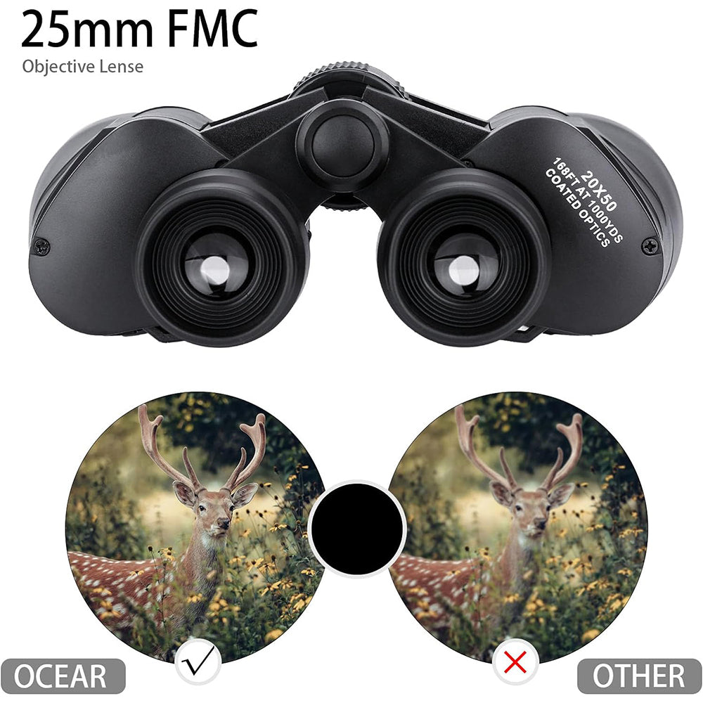 Κιάλι Techsuit BN3, 20x, 50mm, Μαύρο