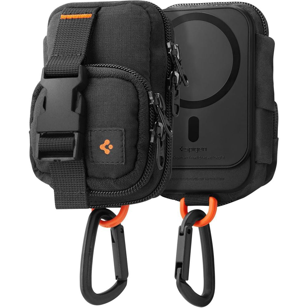 Τσαντάκι Universal MagSafe για Τηλέφωνο, Spigen, Snap Zip, Μαύρο