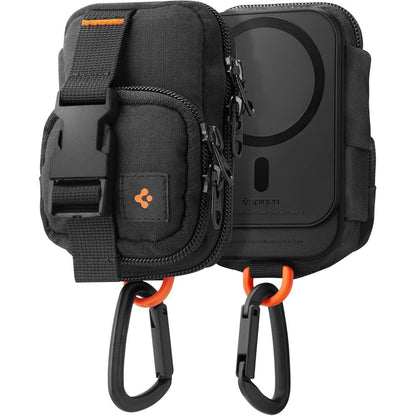 Τσαντάκι Universal MagSafe για Τηλέφωνο, Spigen, Snap Zip, Μαύρο