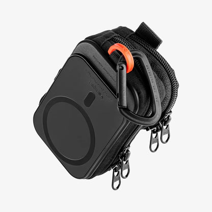 Τσαντάκι Universal MagSafe για Τηλέφωνο, Spigen, Snap Zip, Μαύρο