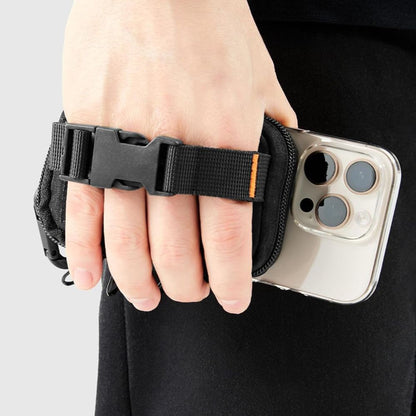 Τσαντάκι Universal MagSafe για Τηλέφωνο, Spigen, Snap Zip, Μαύρο