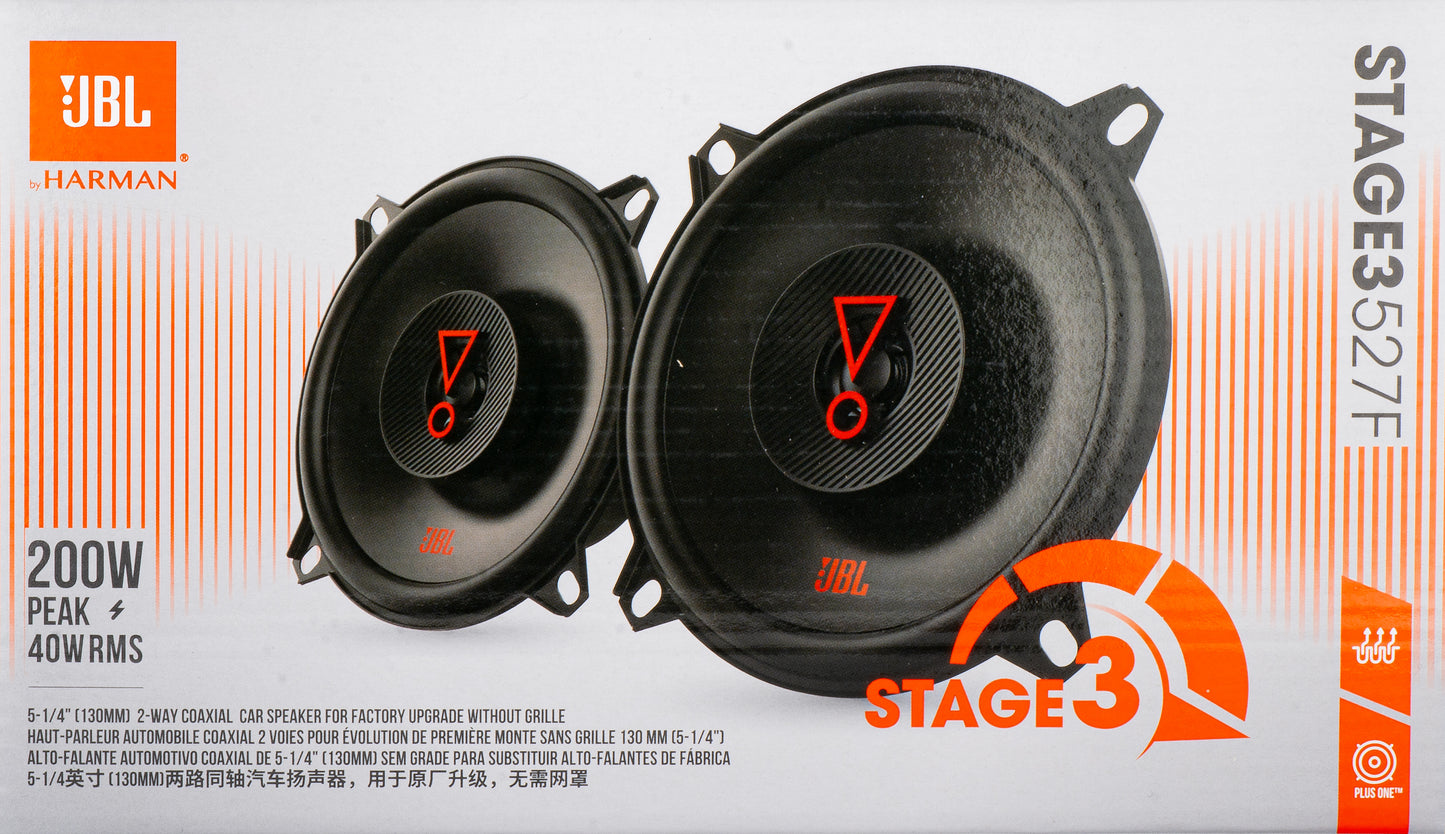 Ηχείο Αυτοκινήτου JBL Stage3 527, 40W RMS, 129mm, Σετ 2 τεμαχίων JBLSTAGE3527F