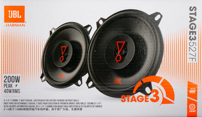 Ηχείο Αυτοκινήτου JBL Stage3 527, 40W RMS, 129mm, Σετ 2 τεμαχίων JBLSTAGE3527F