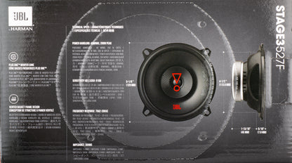 Ηχείο Αυτοκινήτου JBL Stage3 527, 40W RMS, 129mm, Σετ 2 τεμαχίων JBLSTAGE3527F