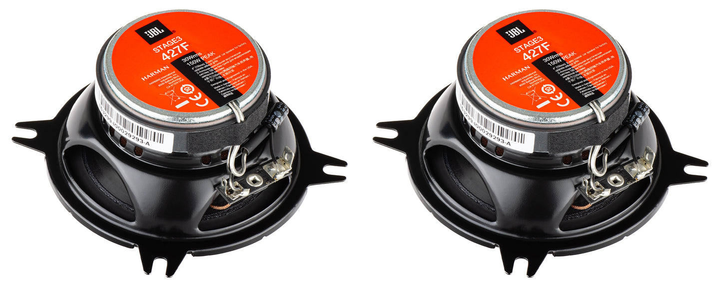 Ηχείο Αυτοκινήτου JBL Stage3 427, 30W RMS, 102.4mm, Σετ 2 τεμαχίων JBLSTAGE3427F