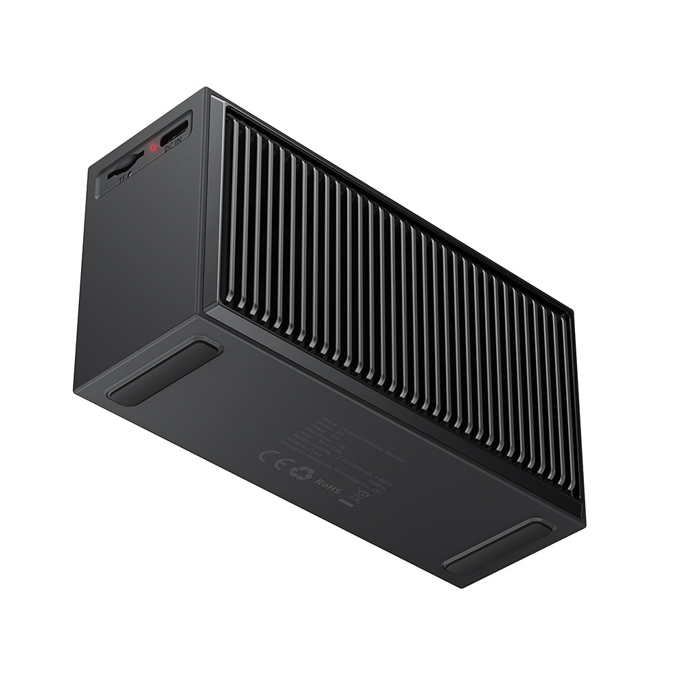 Ηχείο Bluetooth Acefast K9 Go, 7W, TWS, RGB, Αδιάβροχο, Μαύρο