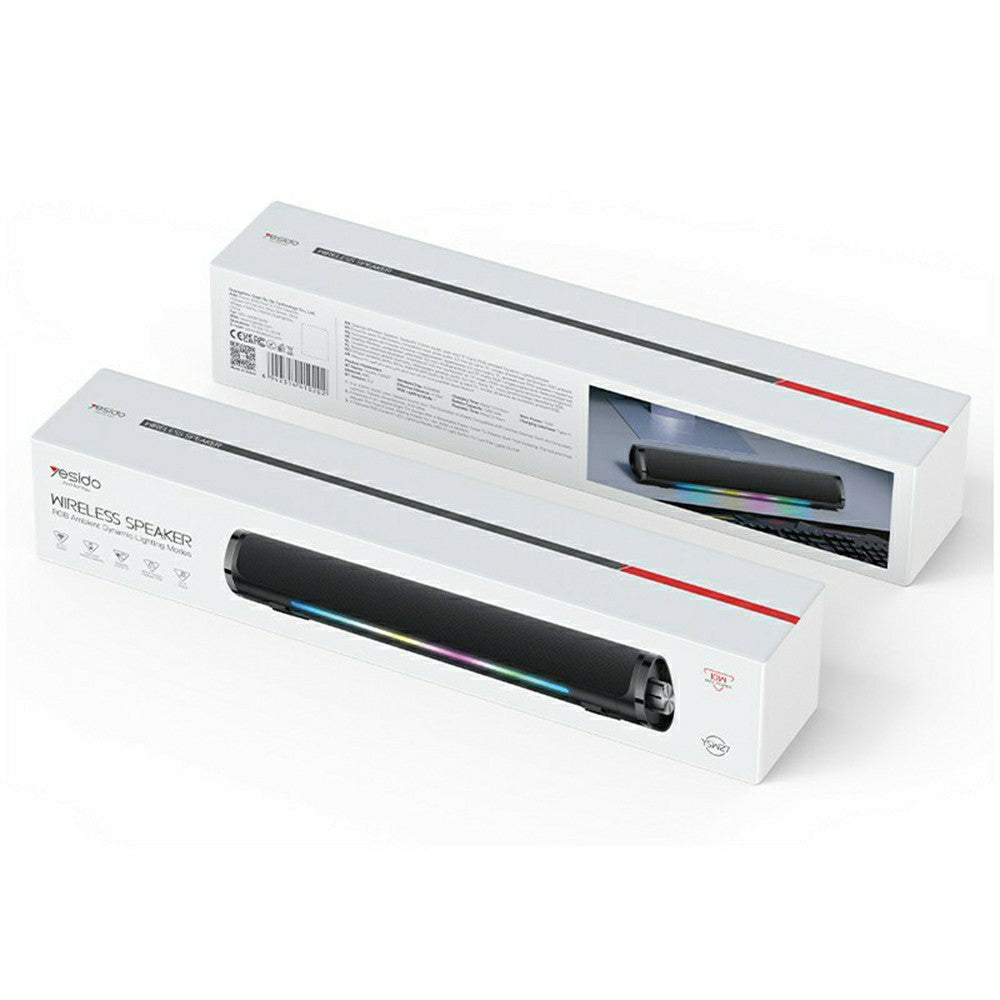 Ηχείο Bluetooth Yesido YSW27, 10W, RGB, Μαύρο