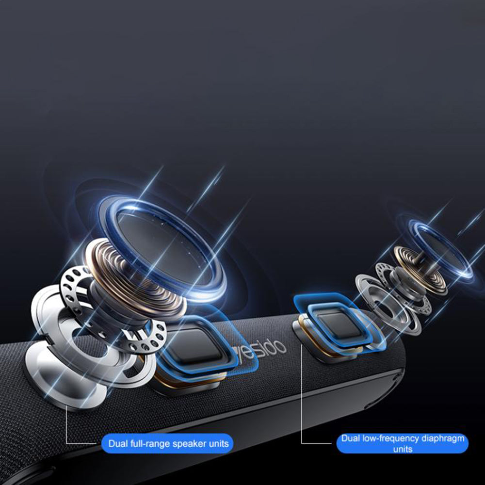 Ηχείο Bluetooth Yesido YSW42, 20W, Μαύρο