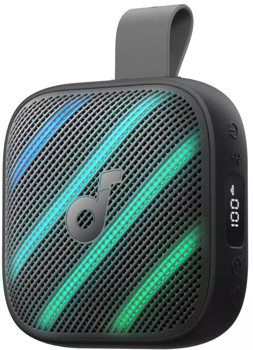 Φορητό Ηχείο Bluetooth Anker SoundCore Boom Go 3i, 15W, TWS, RGB, Αδιάβροχο, Μαύρο D5103010