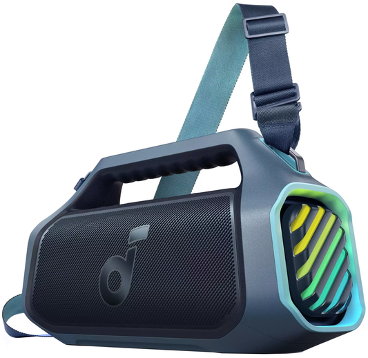 Φορητό Ηχείο Bluetooth Anker SoundCore Boom 2 Plus Νέα Έκδοση, 140W, TWS, RGB, Αδιάβροχο, Μπλε A3134032