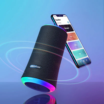 Φορητό ηχείο Bluetooth Anker SoundCore Flare 2, 20W, RGB, αδιάβροχο, μαύρο A3165G11 