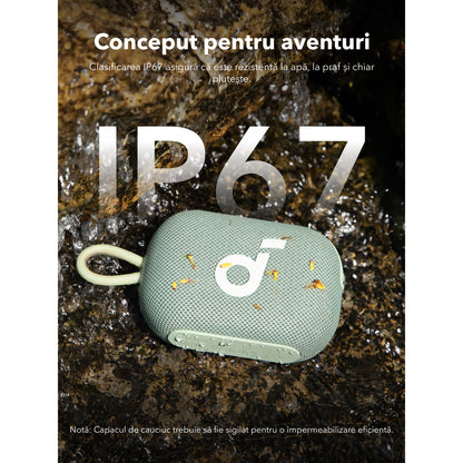 Φορητό Ηχείο Bluetooth Anker SoundCore Select 4 Go, 5W, TWS, Αδιάβροχο, Πράσινο A31X1061
