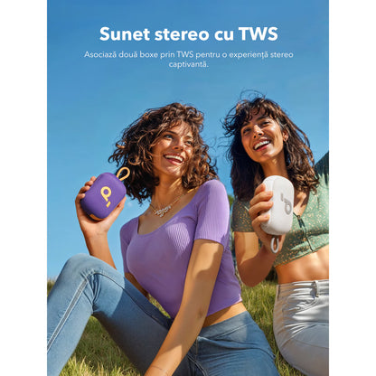 Φορητό Ηχείο Bluetooth Anker SoundCore Select 4 Go, 5W, TWS, Αδιάβροχο, Μωβ A31X10Q1